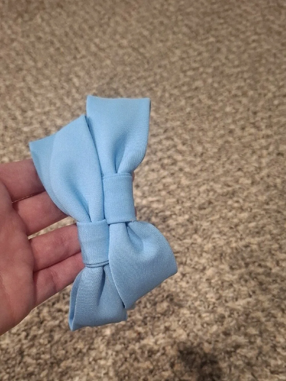 Light Blue Double Bow Headband